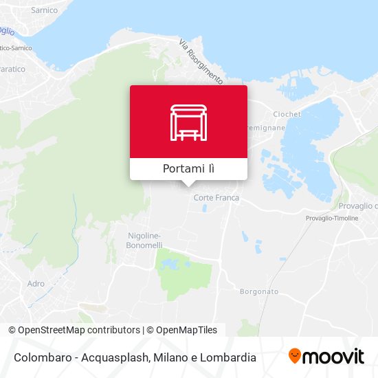 Mappa Colombaro - Acquasplash