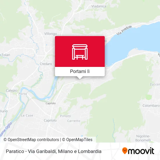 Mappa Paratico - Via Garibaldi