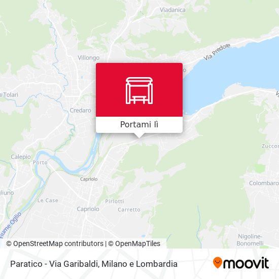 Mappa Paratico - Via Garibaldi