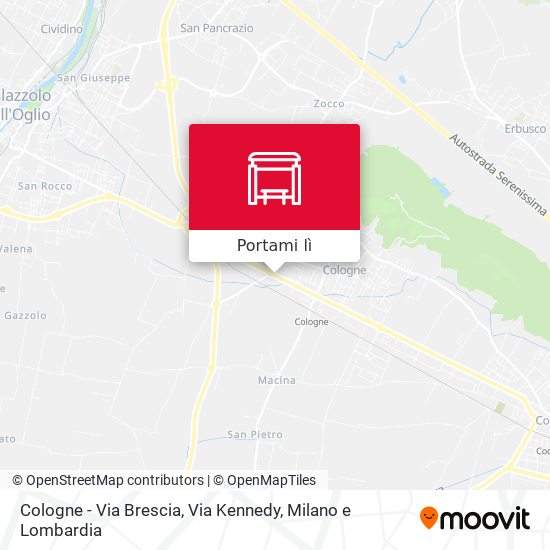 Mappa Cologne - Via Brescia, Via Kennedy