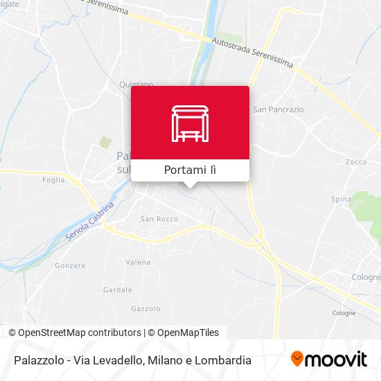 Mappa Palazzolo - Via Levadello