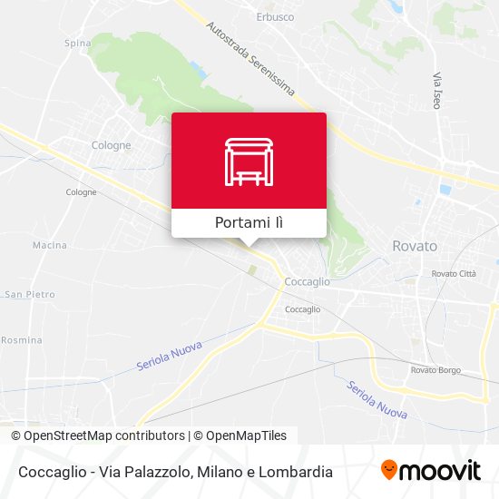Mappa Coccaglio - Via Palazzolo