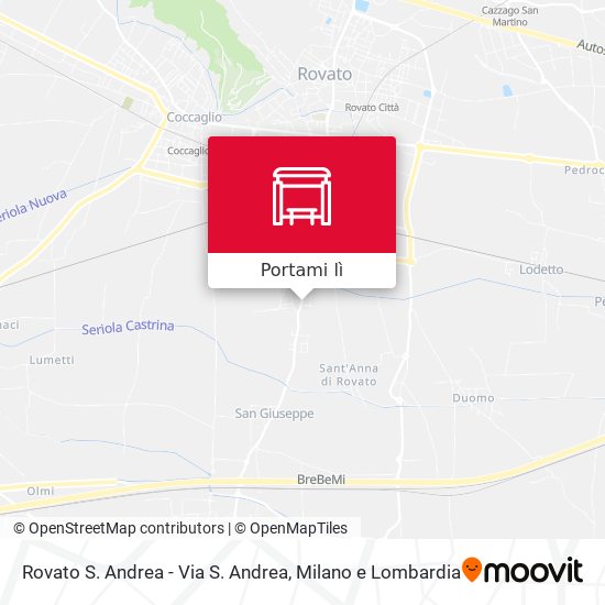 Mappa Rovato S. Andrea - Via S. Andrea