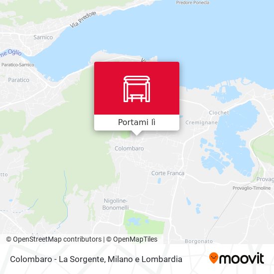 Mappa Colombaro - La Sorgente