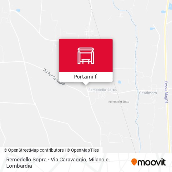 Mappa Remedello Sopra - Via Caravaggio