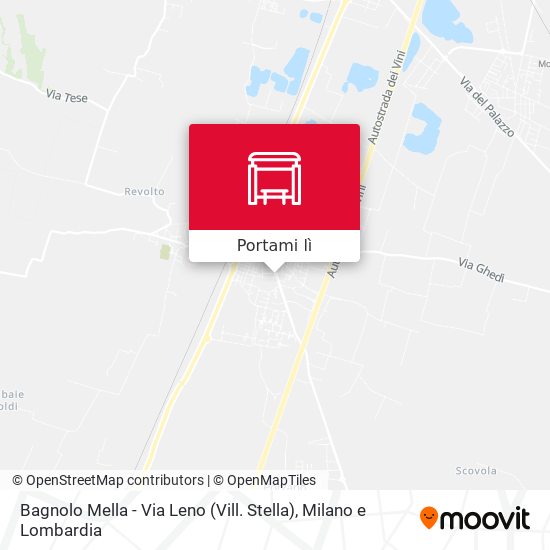 Mappa Bagnolo Mella - Via Leno (Vill. Stella)