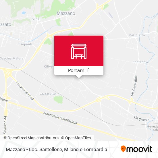Mappa Mazzano - Loc. Santellone