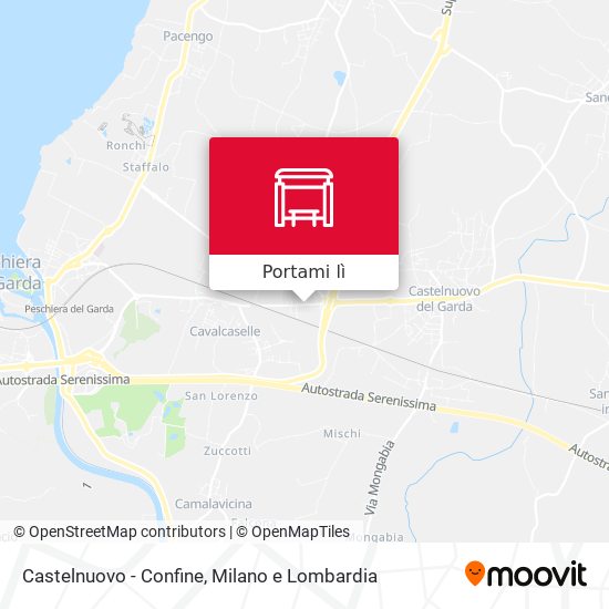 Mappa Castelnuovo - Confine