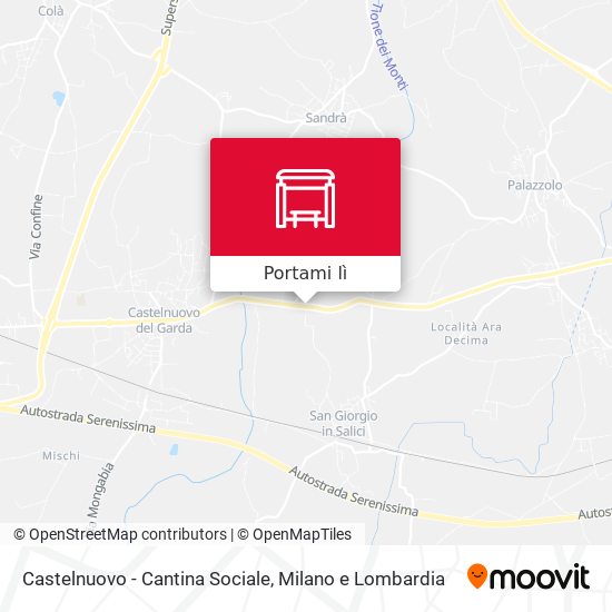 Mappa Castelnuovo - Cantina Sociale
