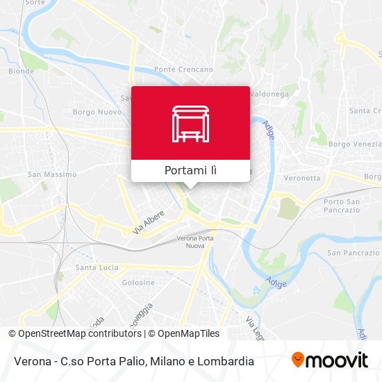 Mappa Verona - C.so Porta Palio