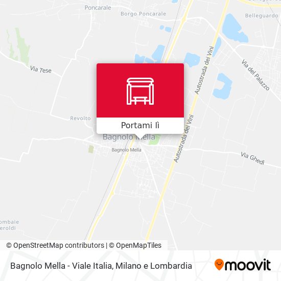 Mappa Bagnolo Mella - Viale Italia
