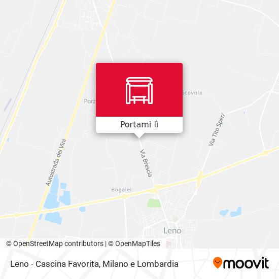 Mappa Leno - Cascina Favorita