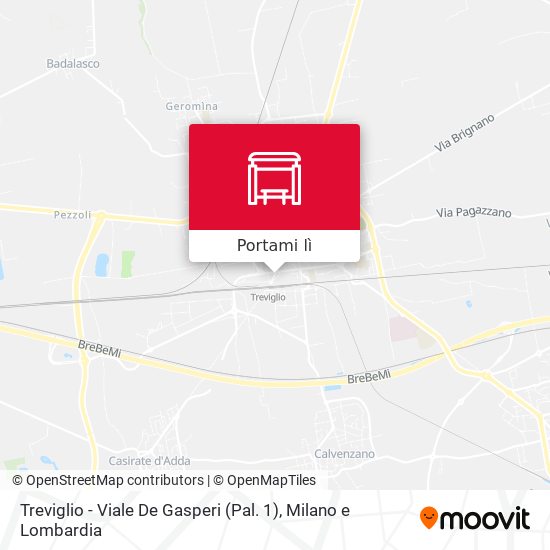 Mappa Treviglio - Viale De Gasperi (Pal. 1)