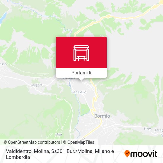 Mappa Valdidentro, Molina, Ss301 Bur. / Molina