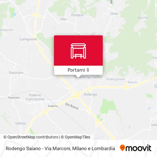 Mappa Rodengo Saiano - Via Marconi
