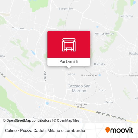 Mappa Calino - Piazza Caduti