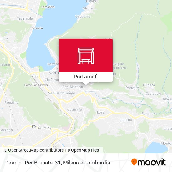 Mappa Como - Per Brunate, 31