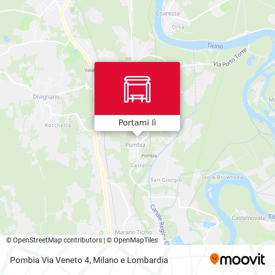 Mappa Pombia Via Veneto  4