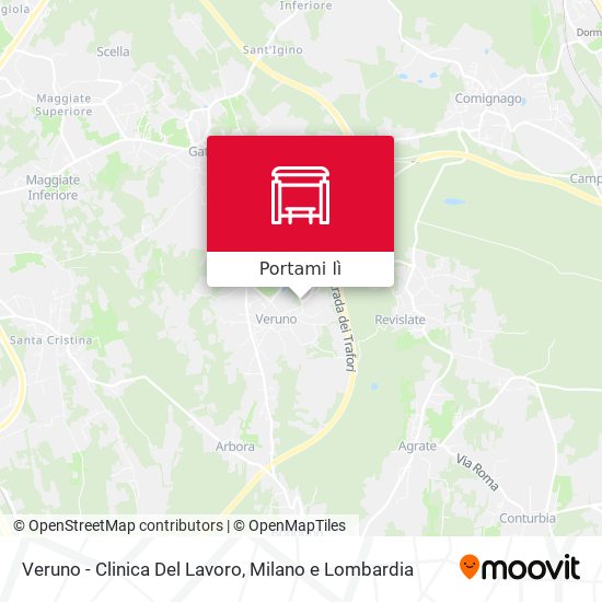 Mappa Veruno - Clinica Del Lavoro