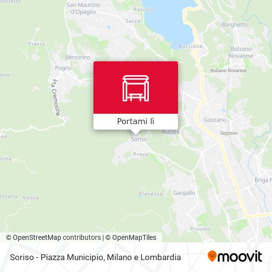Mappa Soriso - Piazza Municipio