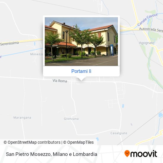 Mappa San Pietro Mosezzo