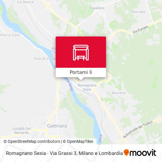 Mappa Romagnano Sesia - Via Grassi  3