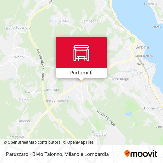 Mappa Paruzzaro - Bivio Talonno