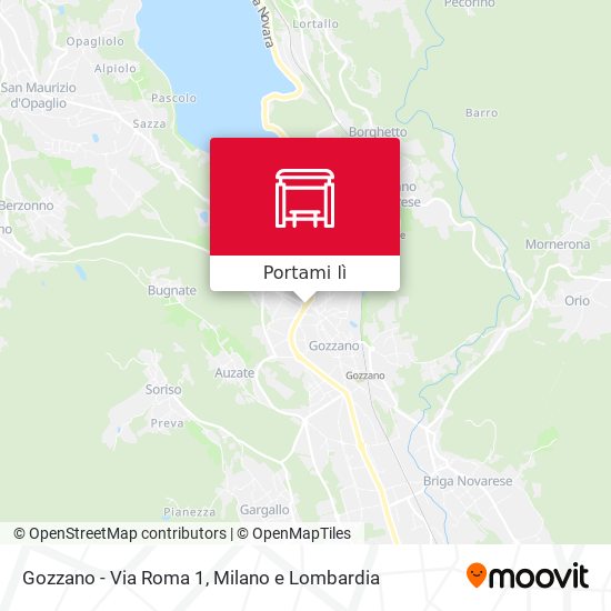 Mappa Gozzano - Via Roma 1