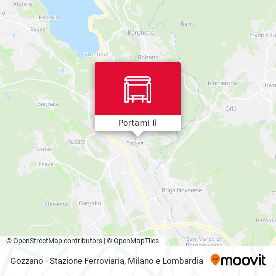 Mappa Gozzano - Stazione Ferroviaria