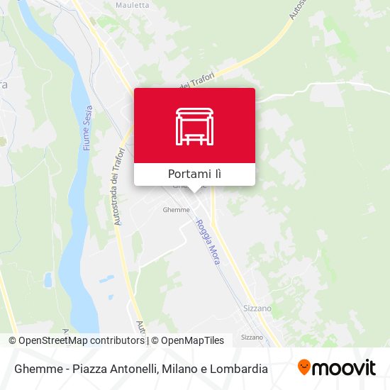 Mappa Ghemme - Piazza Antonelli