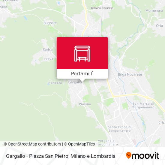 Mappa Gargallo - Piazza San Pietro