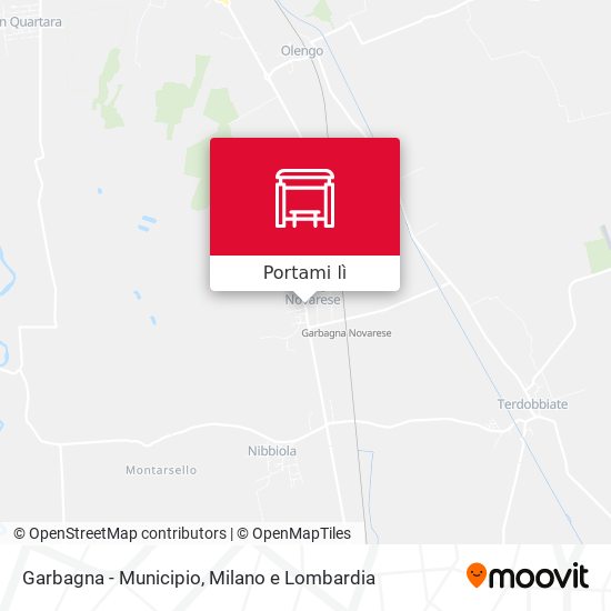 Mappa Garbagna - Municipio