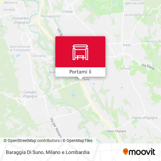 Mappa Baraggia Di Suno