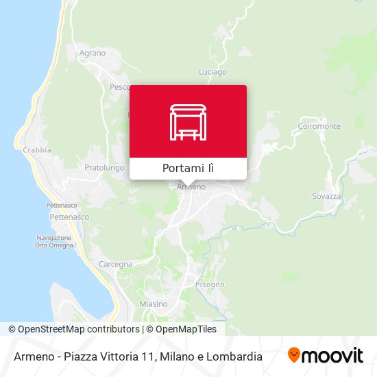 Mappa Armeno - Piazza Vittoria  11