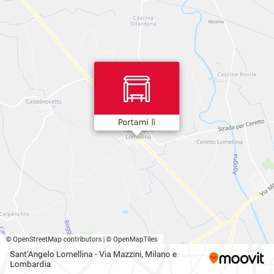 Mappa Sant'Angelo Lomellina - Via Mazzini