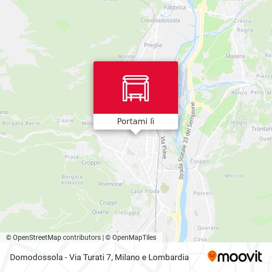 Mappa Domodossola - Via Turati  7