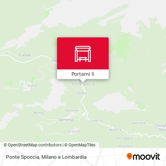 Mappa Ponte Spoccia