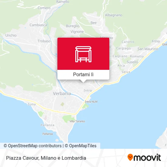 Mappa Piazza Cavour