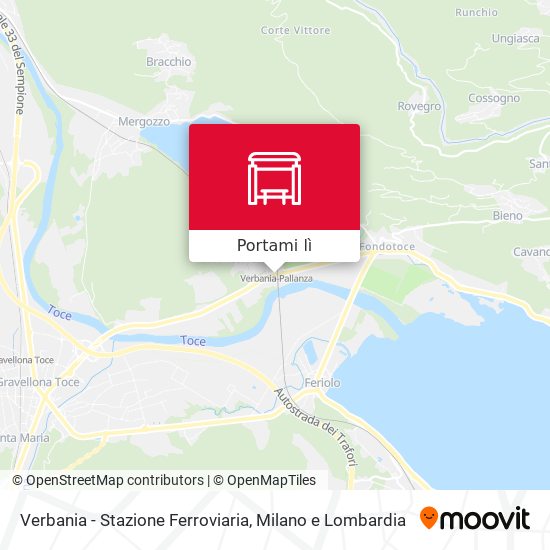 Mappa Verbania - Stazione Ferroviaria