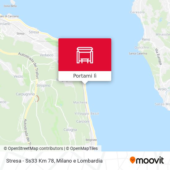 Mappa Stresa - Ss33 Km 78