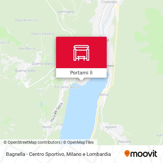 Mappa Bagnella - Centro Sportivo