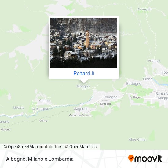 Mappa Albogno