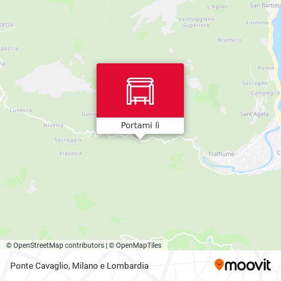 Mappa Ponte Cavaglio