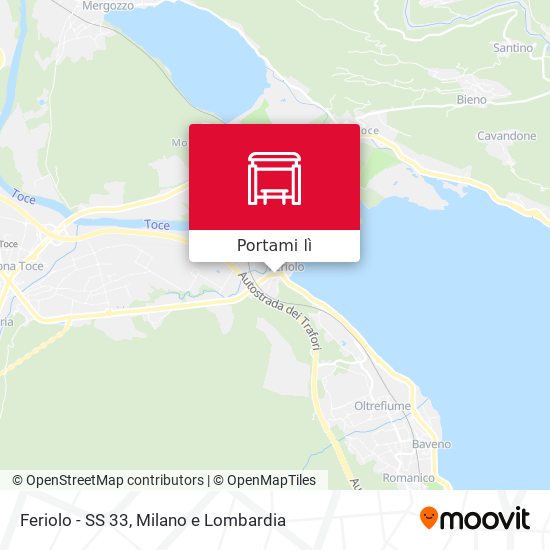 Mappa Feriolo - SS 33