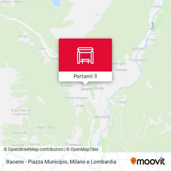 Mappa Baceno - Piazza Municipio