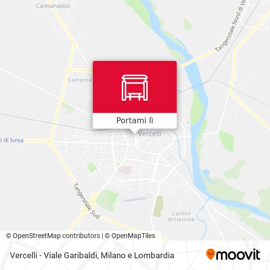 Mappa Vercelli - Viale Garibaldi