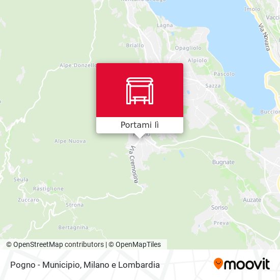 Mappa Pogno - Municipio