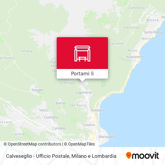 Mappa Calveseglio - Ufficio Postale
