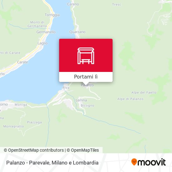 Mappa Palanzo - Parevale