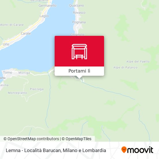 Mappa Lemna - Località Barucan